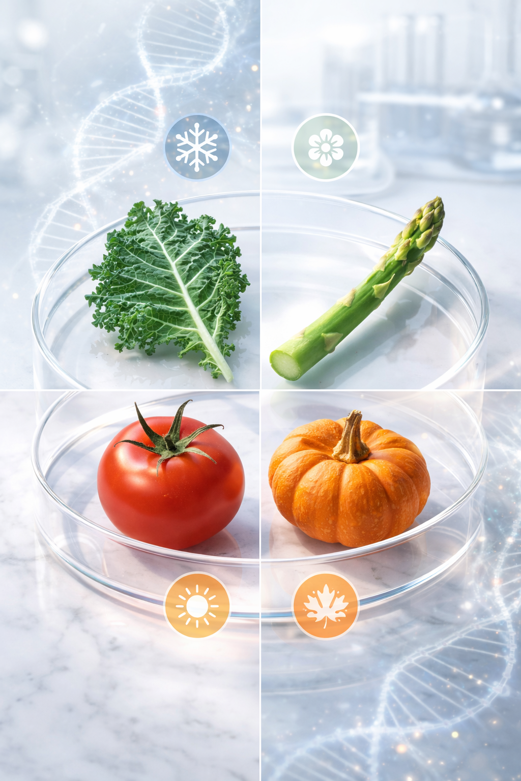 Analisi scientifica della stagionalità degli alimenti e biodisponibilità dei nutrienti attraverso le quattro stagioni - Progetto Vitasalute.