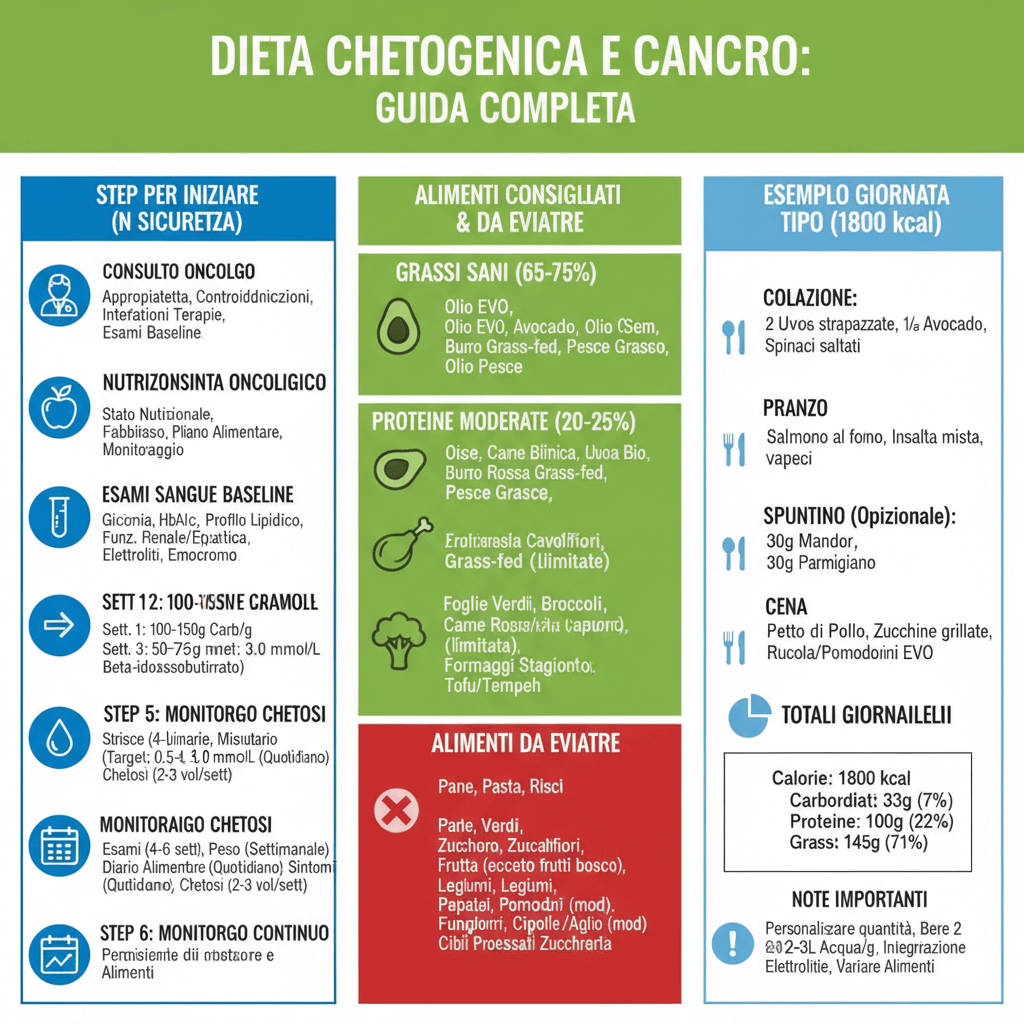 Dieta Chetogenica e Cancro: Scienza, Evidenze e Come Funziona (Realmente)