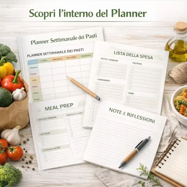 Planner Settimanale dei Pasti: pagine pratiche e stampabili.webp Scopri l’interno del Planner Settimanale dei Pasti: pagine pratiche e stampabili