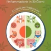 Planner dieta antinfiammatoria PDF con diario 90 giorni, shopping list, ricettario e tracker integrazioni