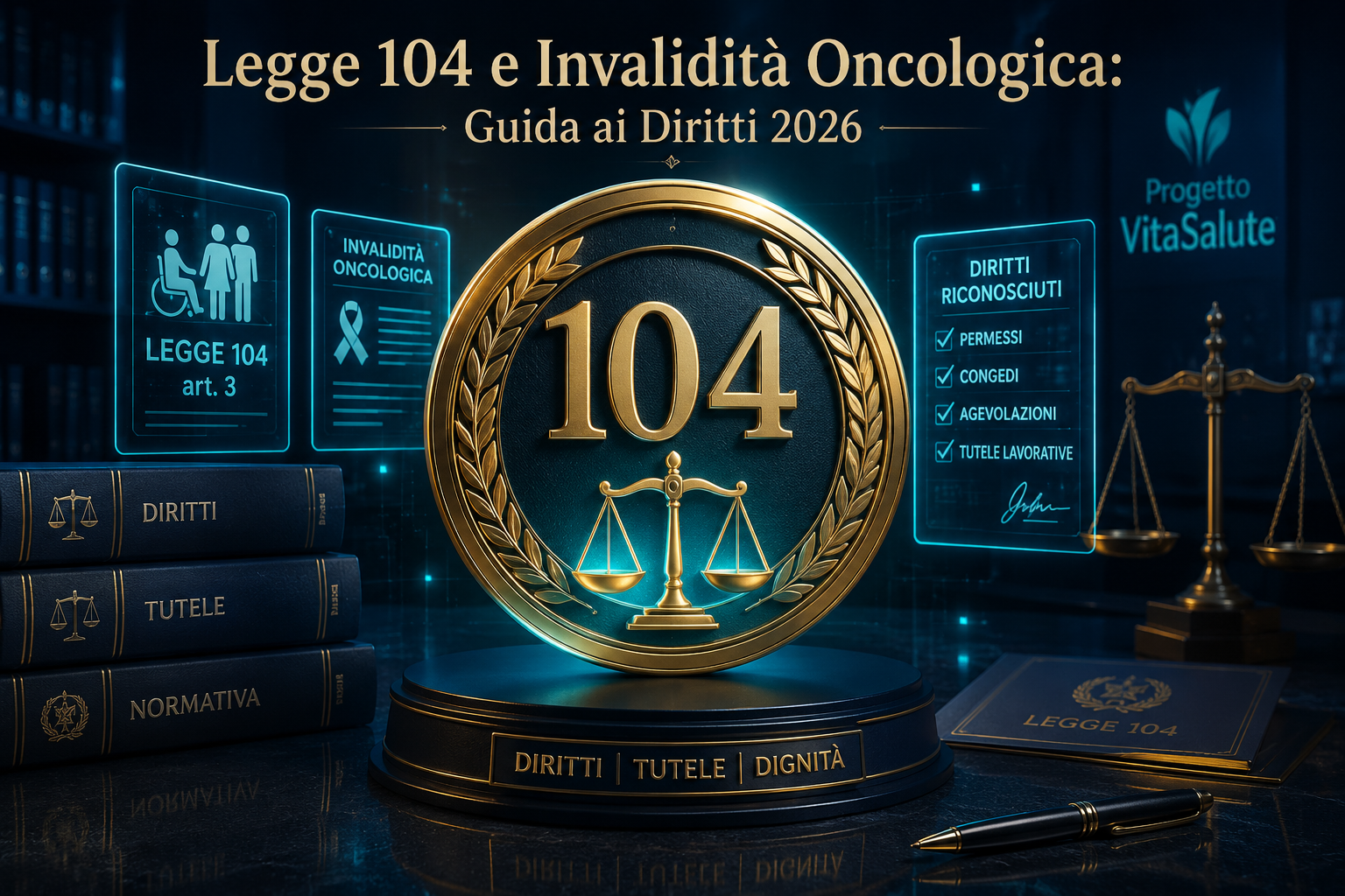 Legge 104 e invalidità civile diritti malato oncologico 2026 – Progetto Vita Salute