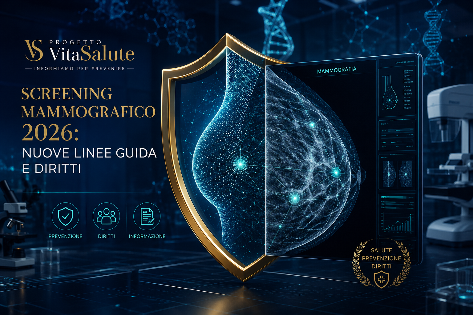 Screening mammografico 2026 guida linee guida e diritti – Progetto Vita Salute